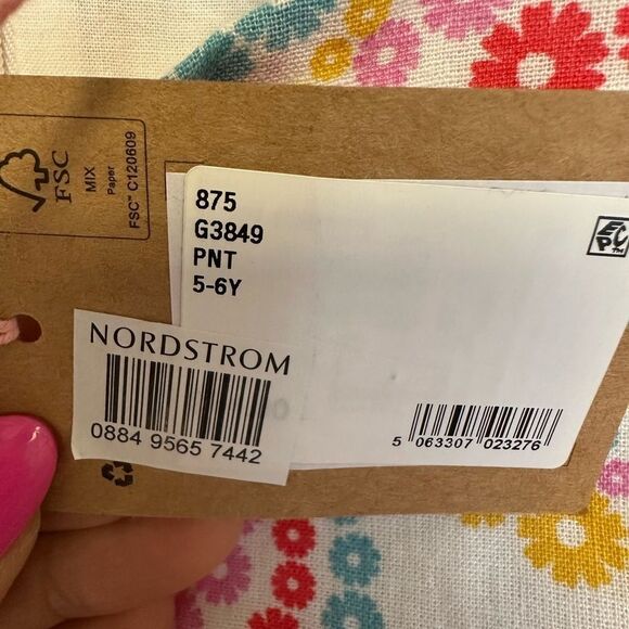 NWT Boden Red Cotton Linen Rainbow Dress - Picture 6 of 7